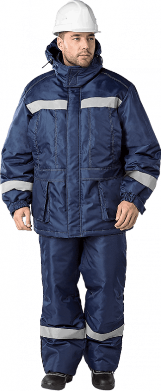 Костюм ПЕТРОЛЕУМ утеплённый, т/синий Кос 688