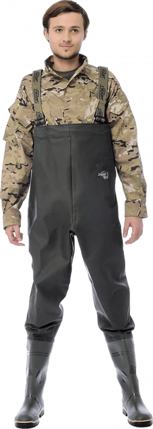 Полукомбинезон рыбацкий ПВХ (168-01/5-622-G02) Ком 004