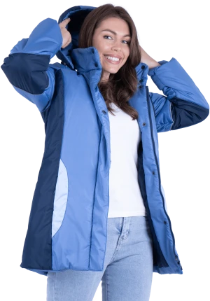 Куртка ВИРАЖ зимняя, василёк-т/синий, женская Кур 671