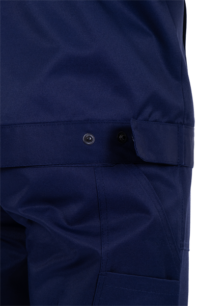 Костюм мужской ТЕХНИК 2 от механических воздействий и ОПЗ (куртка, полукомбинезон), темно-синий/серый