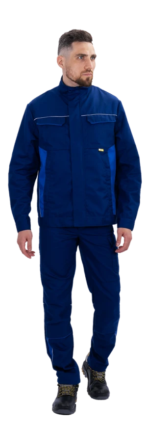 Куртка мужская GT от механических воздействий и ОПЗ, синий-василек