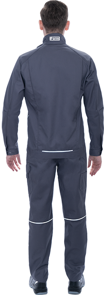 Куртка мужская GT от механических воздействий и ОПЗ, серый-т.серый