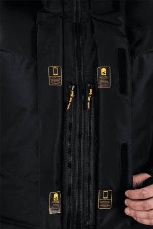 Куртка мужская iForm ORIGINAL от пониженных температур воздуха и ветра, механических воздействий и ОПЗ, черный