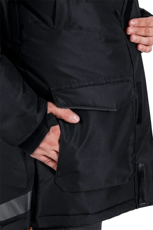 Куртка мужская iForm ORIGINAL от пониженных температур воздуха и ветра, механических воздействий и ОПЗ, черный