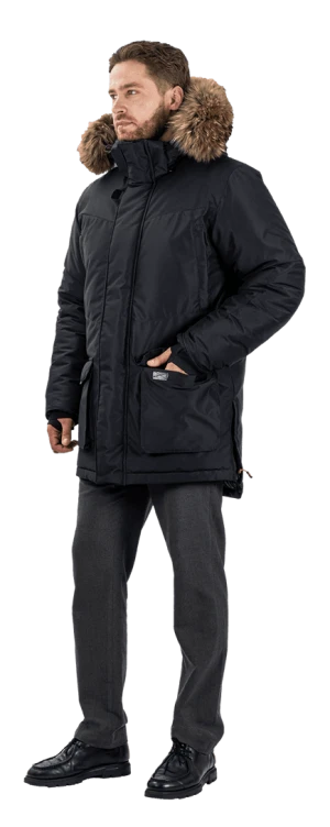 Куртка мужская iForm ORIGINAL от пониженных температур воздуха и ветра, механических воздействий и ОПЗ, черный