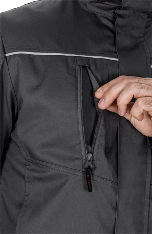 Костюм мужской ДЮРАБЛ от механических воздействий и ОПЗ (куртка, брюки), серый Кос 832