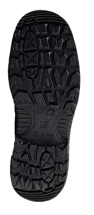 Ботинки TURBO с КП шерст. мех, хромовые ПУ/нитрил (Бот. 115)