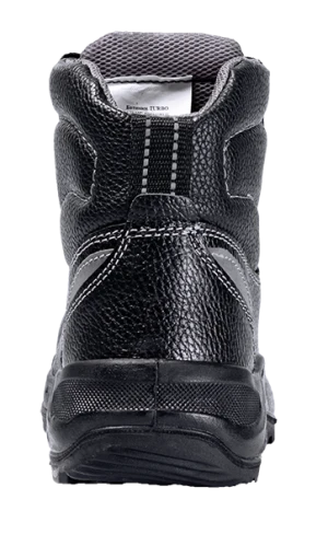 Ботинки TURBO с КП и КС, хромовые ПУ/нитрил (арт. А-113 TURBO КП ПУ/н КС / А - 102 кп,сетка,кс,ПУ/н / 113КП кевларовая стелька /  М122)