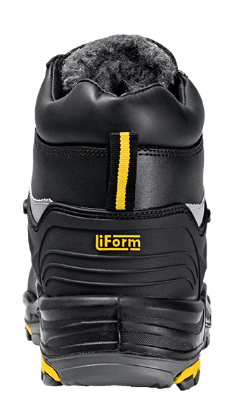 Ботинки iForm® ORIGINAL (ОРИДЖИНАЛ) с КП и КС шерст. мех, кожаные ПУ/нитрил