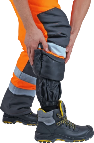 Костюм РЕФЛЕКТ-2 зимний, Со - 3-й класс защиты, Тнв - 4-й класс защ, флуоресцентный оранжевый-серый Кос 759